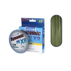 Captain Dynamic Soft PE 8 Spin 150 mt Yeşil 0.16 mm Örgü İp Misina