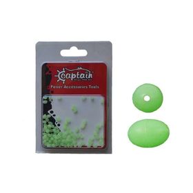 Captain Glow 100'lü 5 mm Boncuk Oval Çapari ve Takım Boncuğu