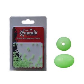 Captain Glow 100'lü 6 mm Boncuk Oval Çapari ve Takım Boncuğu