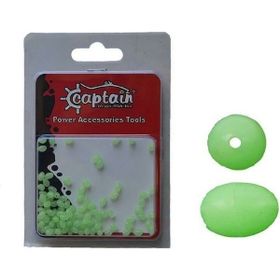 Captain Glow 100'lü 7 mm Boncuk Oval Çapari ve Takım Boncuğu