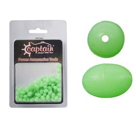 Captain Glow 100'lü 7 mm Boncuk Oval Çapari ve Takım Boncuğu