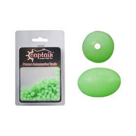 Captain Glow 100'lü 7 mm Boncuk Oval Çapari ve Takım Boncuğu