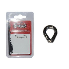 Captain Inox Assıst 5144 Black-Nickel No:10 10'lu D-Halka