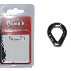 Captain Inox Assıst 5144 Black-Nickel No:10 10'lu D-Halka