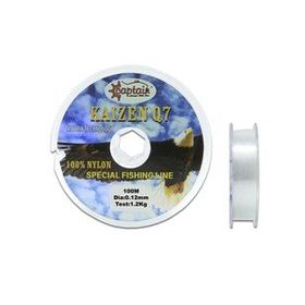 Captain Q7 Kaizen 100 mt Monofilament Beyaz 0.12 mm Misina