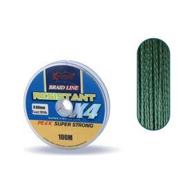 Captain Resistant PE 4 Kat 100 mt 0.80 mm Yeşil İp Misina