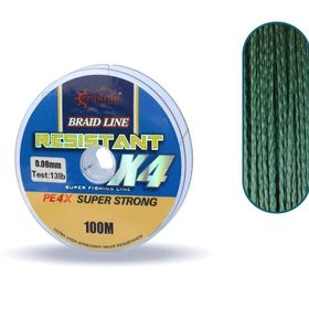 Captain Resistant Pe 4 Kat İp 100 mt Yeşil 0.08 mm Misina