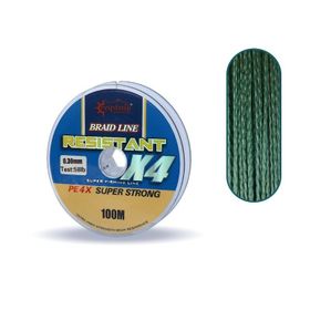 Captain Resistant Pe 4 Kat İp 100 mt Yeşil 0.30 mm Misina