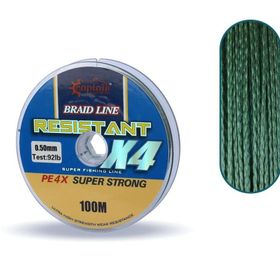 Captain Resistant Pe 4 Kat İp 100 mt Yeşil 0.50 mm Misina