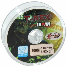 Captain TRex 100 mt Beyaz 0.08 mm Monofilament Misina
