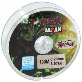 Captain TRex 100 mt Beyaz 0.20 mm Monofilament Misina