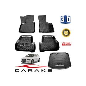 Caraks Audi A3 HB 2003-2012 Arası 3D Bagaj Havuzu ve Havuzlu Paspas