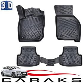 Caraks Audi A3 HB 2020 Sonrası Siyah 3D Havuzlu Paspas