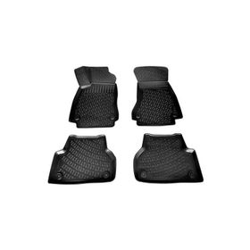 Caraks Audi A4 Sedan B9 2015-2020 Arası Siyah 4 Parça 3D Havuzlu Paspas