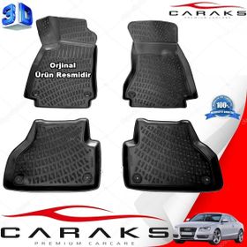 Caraks Audi A5 Sedan 2015-2020 Arası Siyah 4 Parça 3D Havuzlu Paspas
