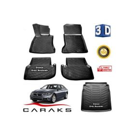 Caraks Bmw F10 5 Serisi 2013-2020 Arası 3D Bagaj Havuzu ve Havuzlu Paspas
