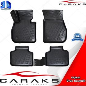 Caraks BMW X1 2015 Sonrası 3D Siyah Havuzlu Paspas