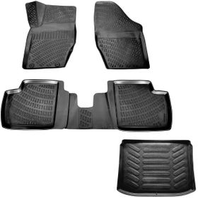 Caraks Citroen C4 2004-2010 Arası 3D Bagaj Havuzu ve Havuzlu Paspas