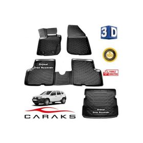 Caraks Dacia Duster 4x4 2010-2018 Arası 3D Bagaj Havuzu ve Havuzlu Paspas