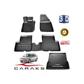 Caraks Dacia Logan Sedan 2004-2012 Arası 3D Bagaj Havuzu ve Havuzlu Paspas