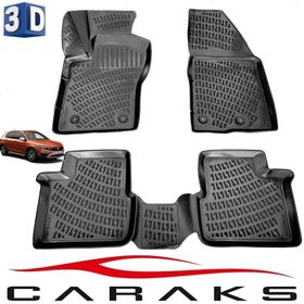Caraks Egea Cross 2020 Sonrası Siyah 3D Havuzlu Paspas