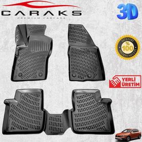 Caraks Egea Cross 2020 Sonrası Siyah 3D Havuzlu Paspas