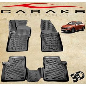 Caraks Egea Cross 2020 Sonrası Siyah 3D Havuzlu Paspas