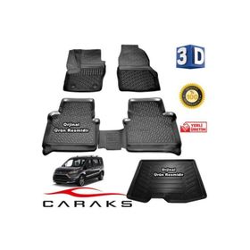 Caraks Ford Connect 2015-2021 3D Bagaj Havuzu ve Havuzlu Paspas
