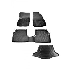Caraks Ford Focus 2 Sedan 2005-2011 3D Bagaj Havuzu ve Havuzlu Paspas