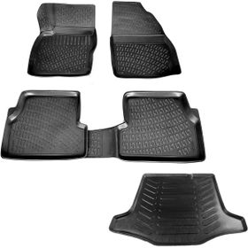 Caraks Ford Focus 2 Sedan 2005-2011 3D Bagaj Havuzu ve Havuzlu Paspas