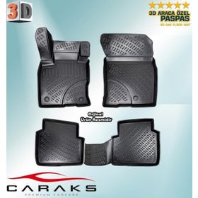 Caraks Ford Kuga 2020 Sonrası 3D Havuzlu Paspas