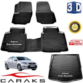 Caraks Ford Mondeo 2007-2013 3D Bagaj Havuzu ve Havuzlu Paspas