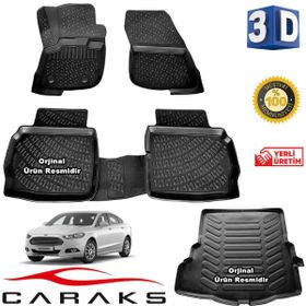 Caraks Ford Mondeo 2014-2020 3D Bagaj Havuzu ve Havuzlu Paspas