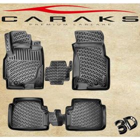 Caraks Honda CRV 1995-2001 Arası Siyah 3D Havuzlu Paspas