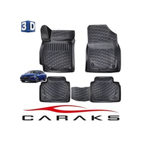 Caraks Hyundai Elantra 2020 Sonrası Siyah 3D Havuzlu Paspas