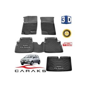 Caraks Hyundai Getz 2002-2012 Arası 3D Bagaj Havuzu ve Havuzlu Paspas