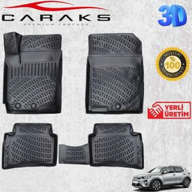 Caraks Kia Stonic 2017 Sonrası Siyah 3D Havuzlu Paspas