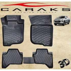 Caraks L200 Blizzard 4x4 2019 Sonrası Siyah 3D Havuzlu Paspas