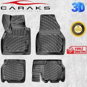 Caraks Mercedes Citan 2012 Sonrası Siyah 3D Havuzlu Paspas