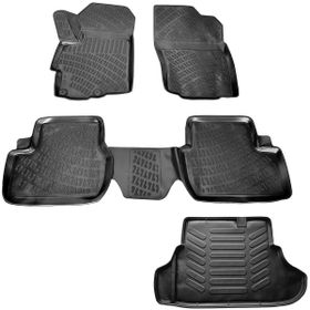 Caraks Mitsubishi Lancer 2008-2015 Arası 3D Bagaj Havuzu ve Havuzlu Paspas