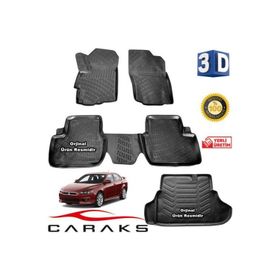 Caraks Mitsubishi Lancer 2008-2015 Arası 3D Bagaj Havuzu ve Havuzlu Paspas