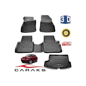Caraks Nissan Juke Üst 2015-2020 Arası 3D Bagaj Havuzu ve Havuzlu Paspas