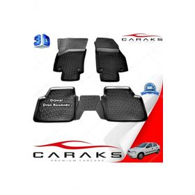 Caraks Opel Astra G Sedan 1998-2009 Arası Siyah 4 Parça 3D Havuzlu Paspas