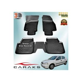 Caraks Opel Astra G Sedan 1998-2009 Arası Siyah 4 Parça 3D Havuzlu Paspas