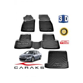 Caraks Opel Astra J Sedan 2019 Sonrası 3D Bagaj Havuzu ve Havuzlu Paspas