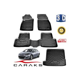 Caraks Opel Astra J Sedan 2019 Sonrası 3D Bagaj Havuzu ve Havuzlu Paspas