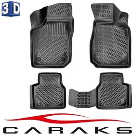 Caraks Opel Corsa B 1993-2000 Arası Siyah 3D Havuzlu Paspas