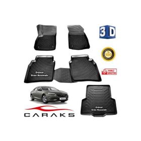 Caraks Opel Insignia 2017 Sonrası 3D Bagaj Havuzu ve Havuzlu Paspas