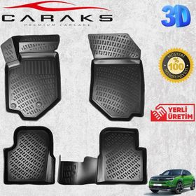 Caraks Opel Mokka 2021 Sonrası Siyah 3D Havuzlu Paspas