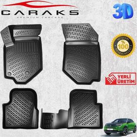 Caraks Opel Mokka 2021 Sonrası Siyah 3D Havuzlu Paspas